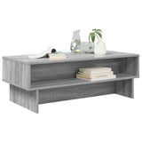Coffee Table Grey Sonoma 100 x 46 x 35 cm Engineered Wood 8000241