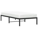 Metal Bed Frame without Mattress Black 90x190cm 373647