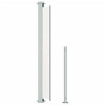 ZNTS Patio Retractable Side Awning 200x500 cm Cream 313418