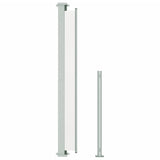 ZNTS Patio Retractable Side Awning 200x500 cm Cream 313418