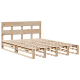 Bed Frame without Mattress 120x190 cm Small Double Solid Wood Pine 3302309