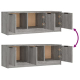 TV Cabinet Grey Sonoma 102x35x36.5 cm Engineered Wood 817082