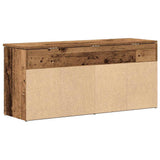 Shoe Bench Old Wood 102x30.5x45 cm Engineered Wood 859143