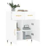 Sideboard High Gloss White 69.5x34x90 cm Engineered Wood 827958