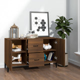 Sideboard Brown Oak 100x36x60 cm Engineered Wood 817470