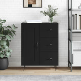 Sideboard Black 69.5x34x90 cm Engineered Wood 830253