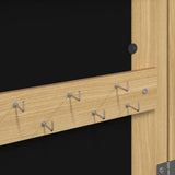 Mirror Jewellery Cabinet with LED Lights Wall Mounted 353240