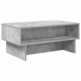 Coffee Table Concrete Grey 80 x 46 x 35 cm Engineered Wood 8000223