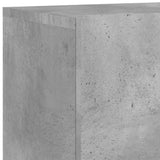 5 Piece TV Wall Units Concrete Grey Engineered Wood 3216467