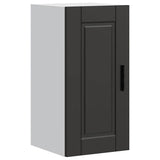 Kitchen Wall Cabinet Porto Black Engineered Wood 854018