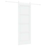Sliding Door White 73.5 x 198.5 cm Solid Pine Wood 3333243