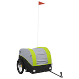 Bike Trailer Black and Green 45 kg Iron 94130