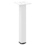 Coffee Table Legs 4 pcs White 42-44 cm Steel 4012453