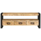 TV Cabinet 120x30x45 cm Solid Wood Mango 351669
