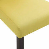 Dining Chairs 2 pcs Green Fabric 249251