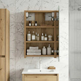 Bathroom Mirror Cabinet Artisian Oak 30 x 10.5 x 50 cm 889014