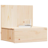 Bedside Table 2 pcs Brown 42 x 32.5 x 40 cm Solid pine wood 873494