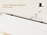 Elegant Storage Sideboard - White/Gold-Tone T3398P343021