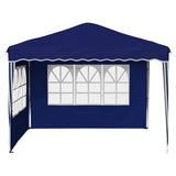 Pop-up Party Tent 288 x 288 x 245 cm Blue Oxford Fabric 42019758