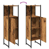 Bathroom Cabinet Old Wood 33x33x120.5 cm Engineered Wood 857706