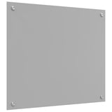 Kitchen Backsplash 2 pcs Light Grey 70 x 60 cm Tempered Glass 3415448
