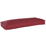 Pallet Cushion Set 2 pcs Wine Red 100 x 40 x 8 cm Oxford Fbric 42001694