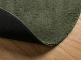 Rug HUARTE Short Pile Soft and Washable Forest Green 200 cm 375107