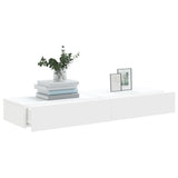 TV Cabinets with LED Lights 2 pcs White 60x35x15.5 cm 842887