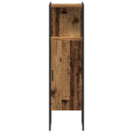 Bathroom Furniture Set with Door 3 pcs Brown 33 x 33 x 120.5 cm 3332566