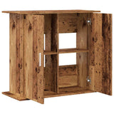 Aquarium Stand Old Wood 81x36x73 cm Engineered Wood 857278