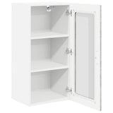 Wall Glass Cabinet LUCCA 2 pcs Concrete Grey 40 x 31 x 80 cm 884992