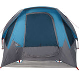 Family Tent Cabin 6-Person Blue Waterproof 4100668