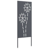 Garden Privacy Screen Anthracite 50 x 140 cm Cold-rolled steel 876282