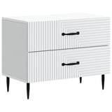Bedside Cabinet White 62 x 34.5 x 47.5 cm Engineered Wood 894775