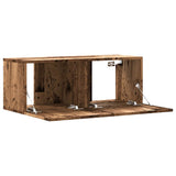 Wall Mounted TV Cabinet Old Wood 80x30x30 cm Engineered Wood 856016