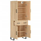 Highboard Sonoma Oak 69,5x34x180 cm Engineered Wood 3199900
