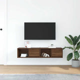 TV Cabinets 2 pcs Brown Oak 60x31x25.5 cm Engineered Wood 861449