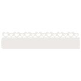Lawn Edgings 20 pcs White 103 x 0.05 x 22 cm Steel 874832