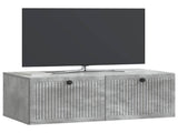 Wall-Mounted TV Cabinet Concrete Grey 78.5 x 41 x 30 cm 898008