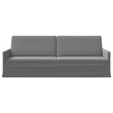 3 Seater Sofa Dark Grey 220 x 81 x 82 cm Velvet 42041154