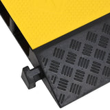Cable Protector Ramp with 2 Channels 90 cm Rubber 150966