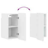 Bathroom Wall Cabinet ZWOLLE White 30 x 31 x 63 cm 896365