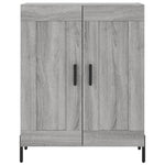 Highboard Grey Sonoma 69.5x34x180 cm Engineered Wood 3189971