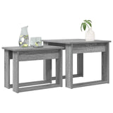 Coffee Table Set 2 pcs Grey Sonoma Engineered Wood 8000129