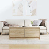 Coffee Table with Drawers Sonoma Oak 100x100x40 cm 3328401