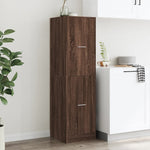 Apothecary Cabinet Brown Oak 40x41x144.5 cm Engineered Wood 3309642