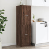 Apothecary Cabinet Brown Oak 40x41x144.5 cm Engineered Wood 3309642