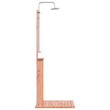 Outdoor Shower 206 cm Solid Douglas Wood and Stainless Steel 886334