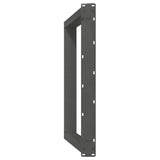 Dining Table Legs U-Shaped 2 pcs Anthracite 90x cm Steel 4012802