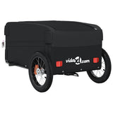 Bike Trailer Black 30 kg Iron 94038